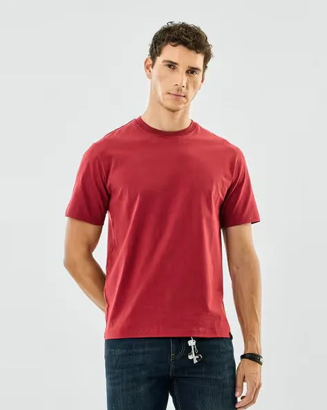 Men Crew Neck Regular T-shirt