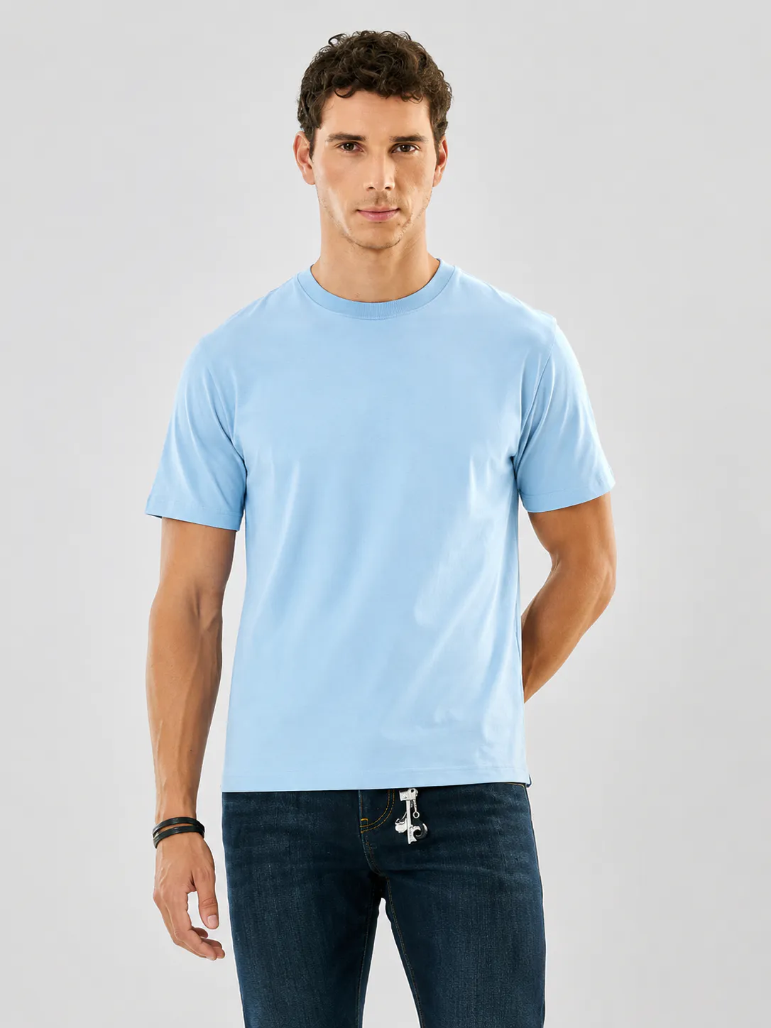 Men Crew Neck Regular T-shirt