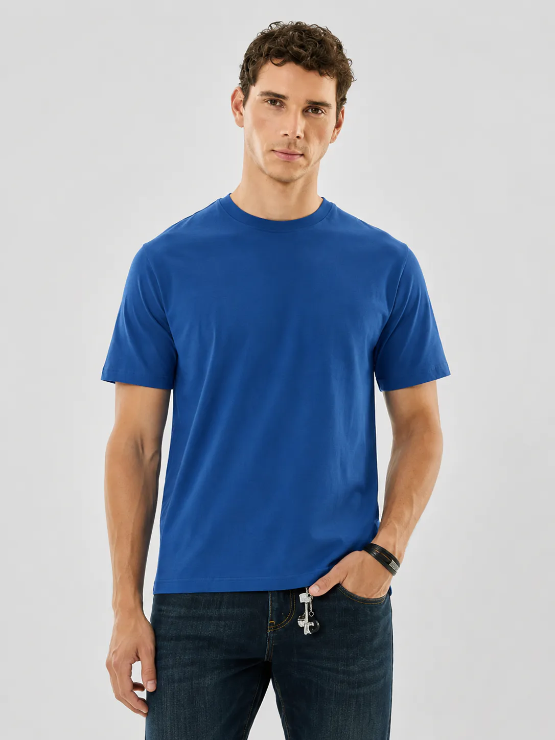 Men Crew Neck Regular T-shirt