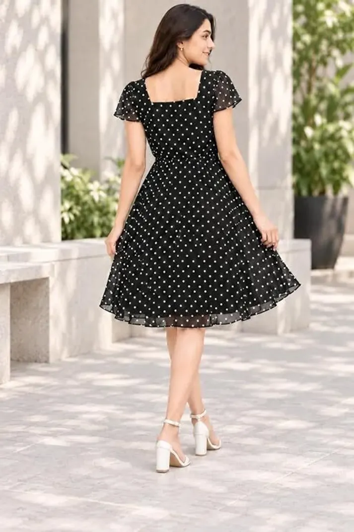 Women A-line Knee Length Dress