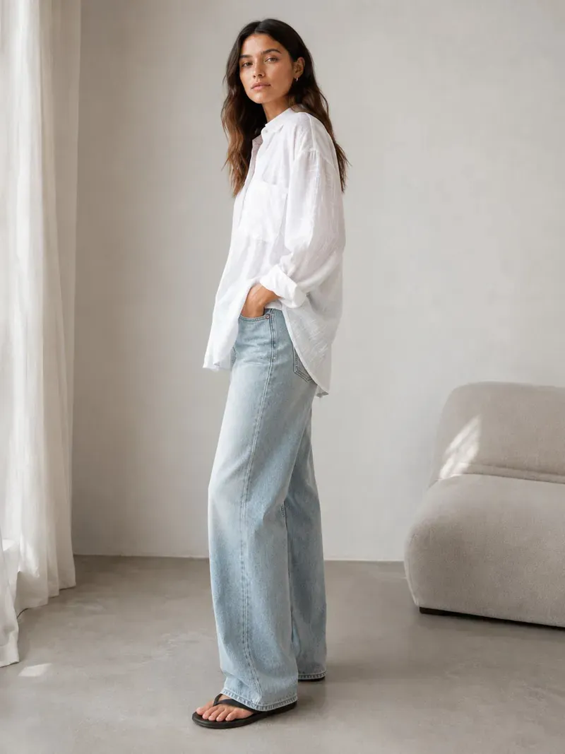 Casual Solid Women White Shirt Top