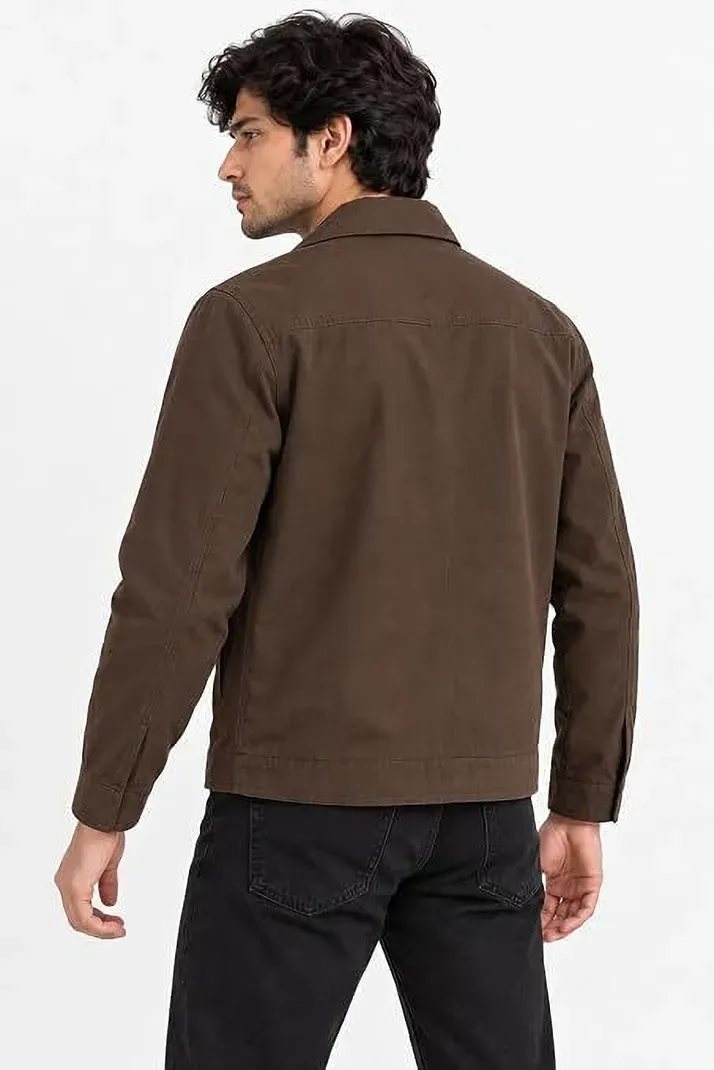 Full Sleeve Solid Men Jacket