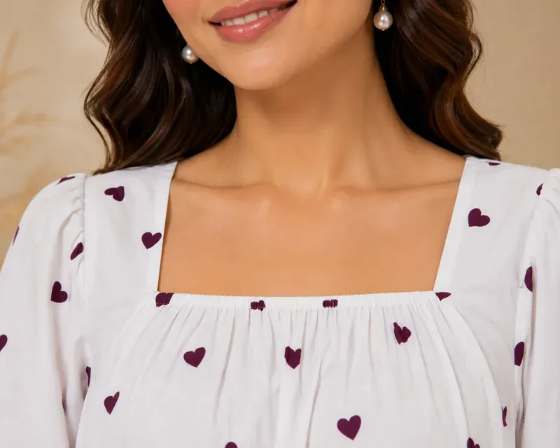 Women A-line White Knee Length Dress