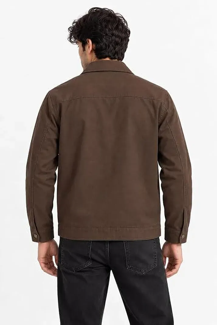 Full Sleeve Solid Men Jacket