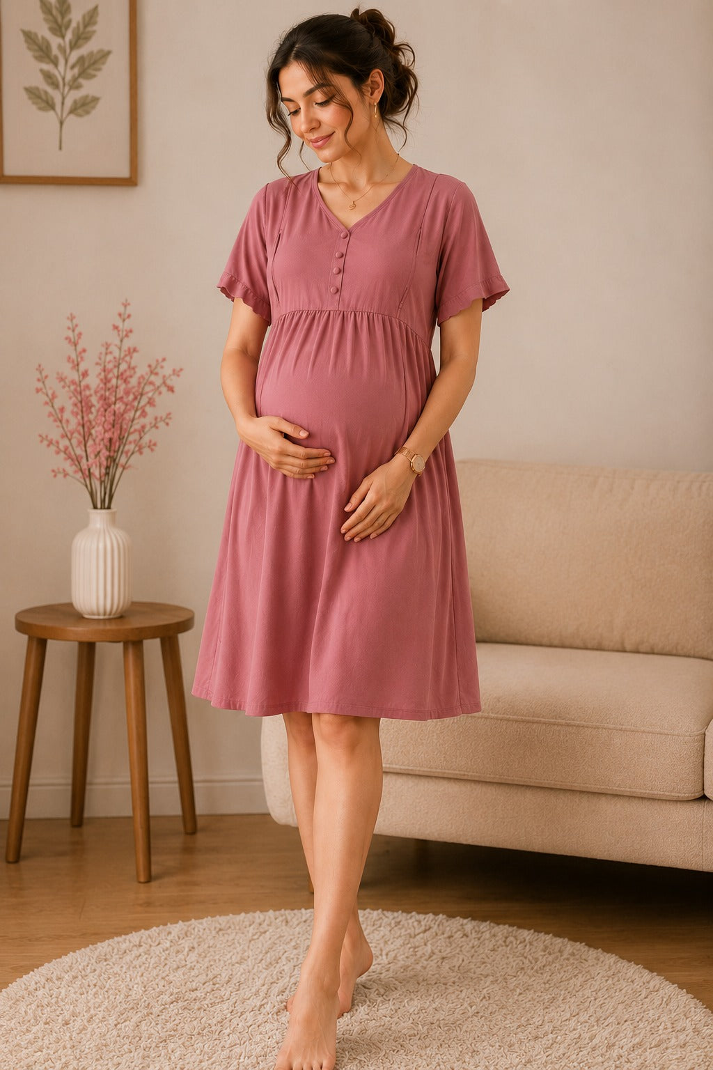 Premium Maternity Feeding Dress
